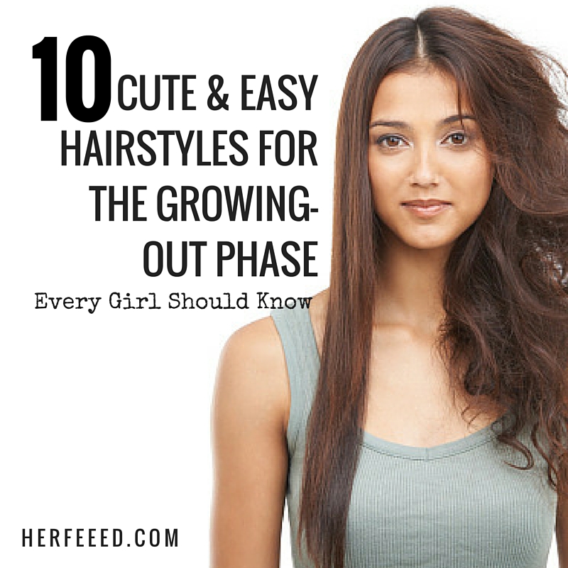 10 Cute and Easy Hairstyles for the Growing-Out Phase