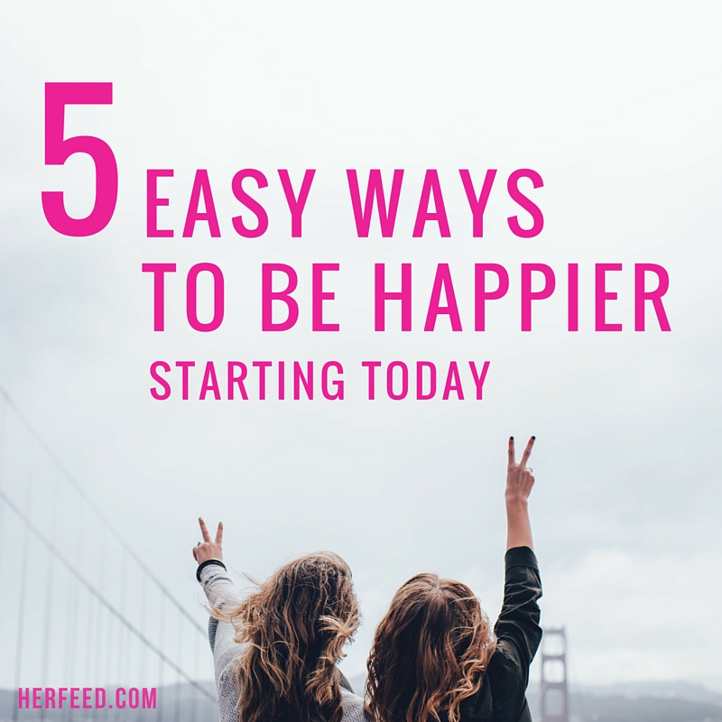 5 ways to improve your happiness