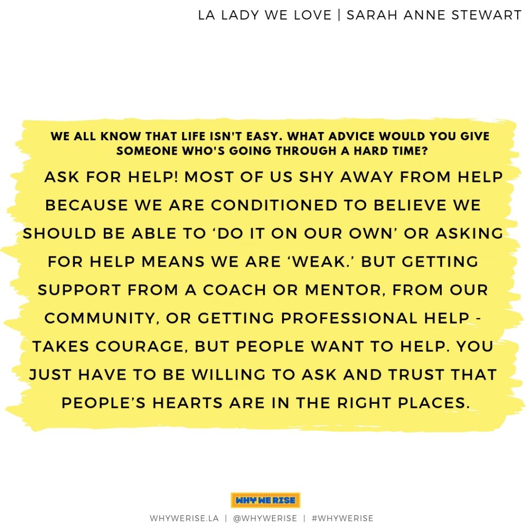 LA Lady We Love - Sarah Anne Stewart