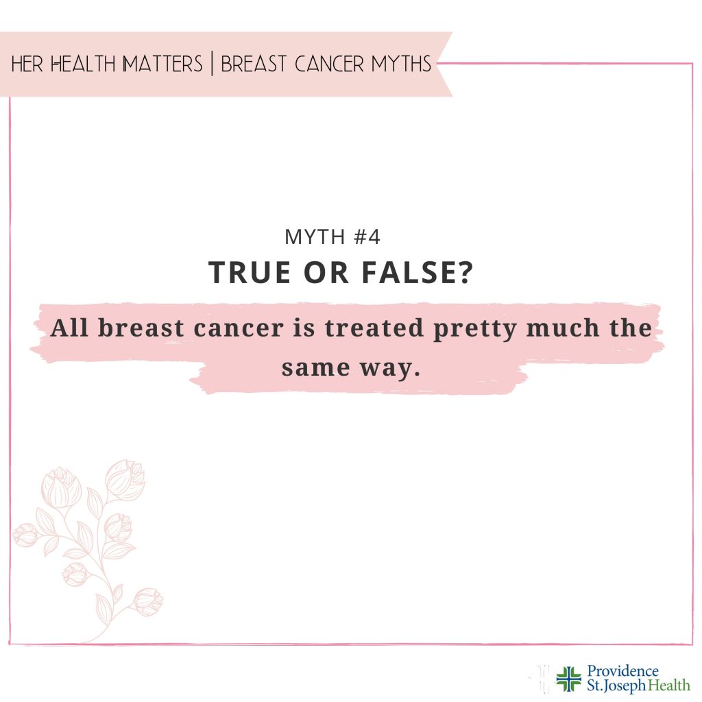 Breast Cancer Myth #4