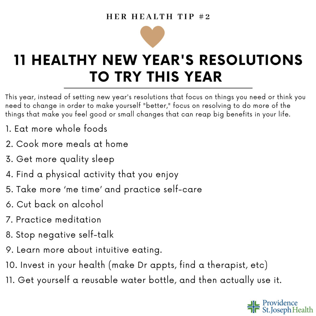 Healthy Resolutions